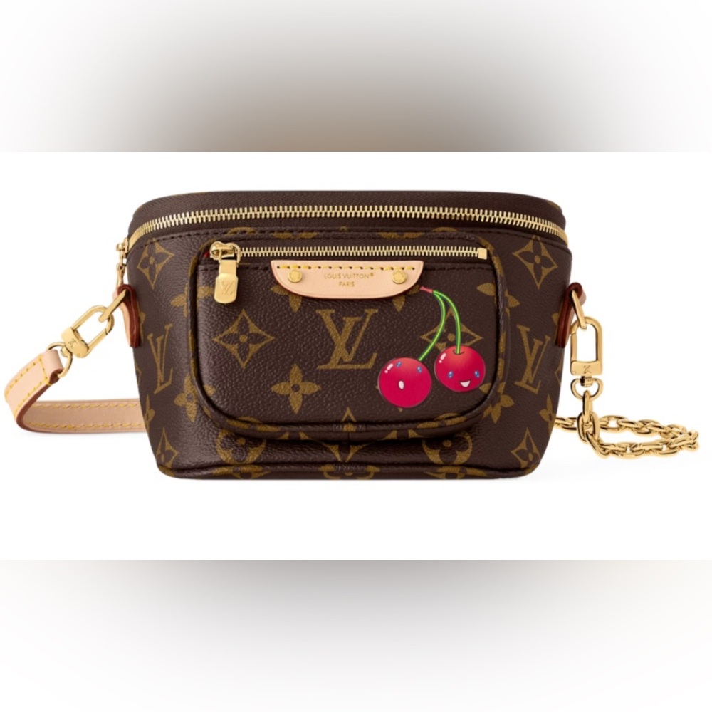 Louis Vuitton x Takashi Murakami mini Bum bag Brand New Full Set